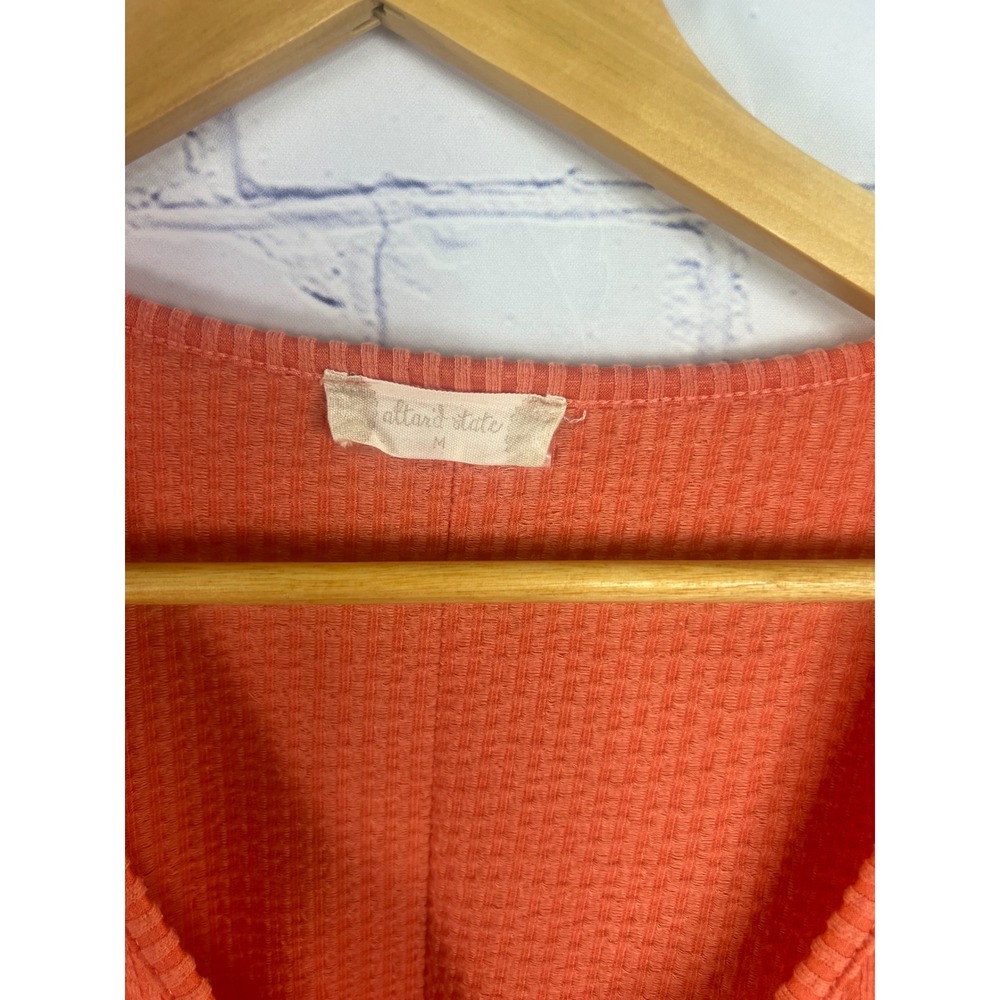 Women's Alter'd state‎ baby doll top color coral/orange size Medium - Picture 5 of 9